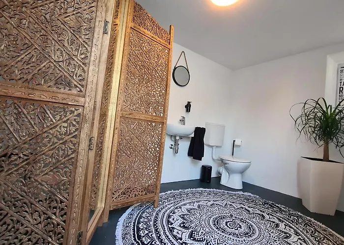 Schlaffass Mit Wellness In Alter Scheune Campo de lujo *